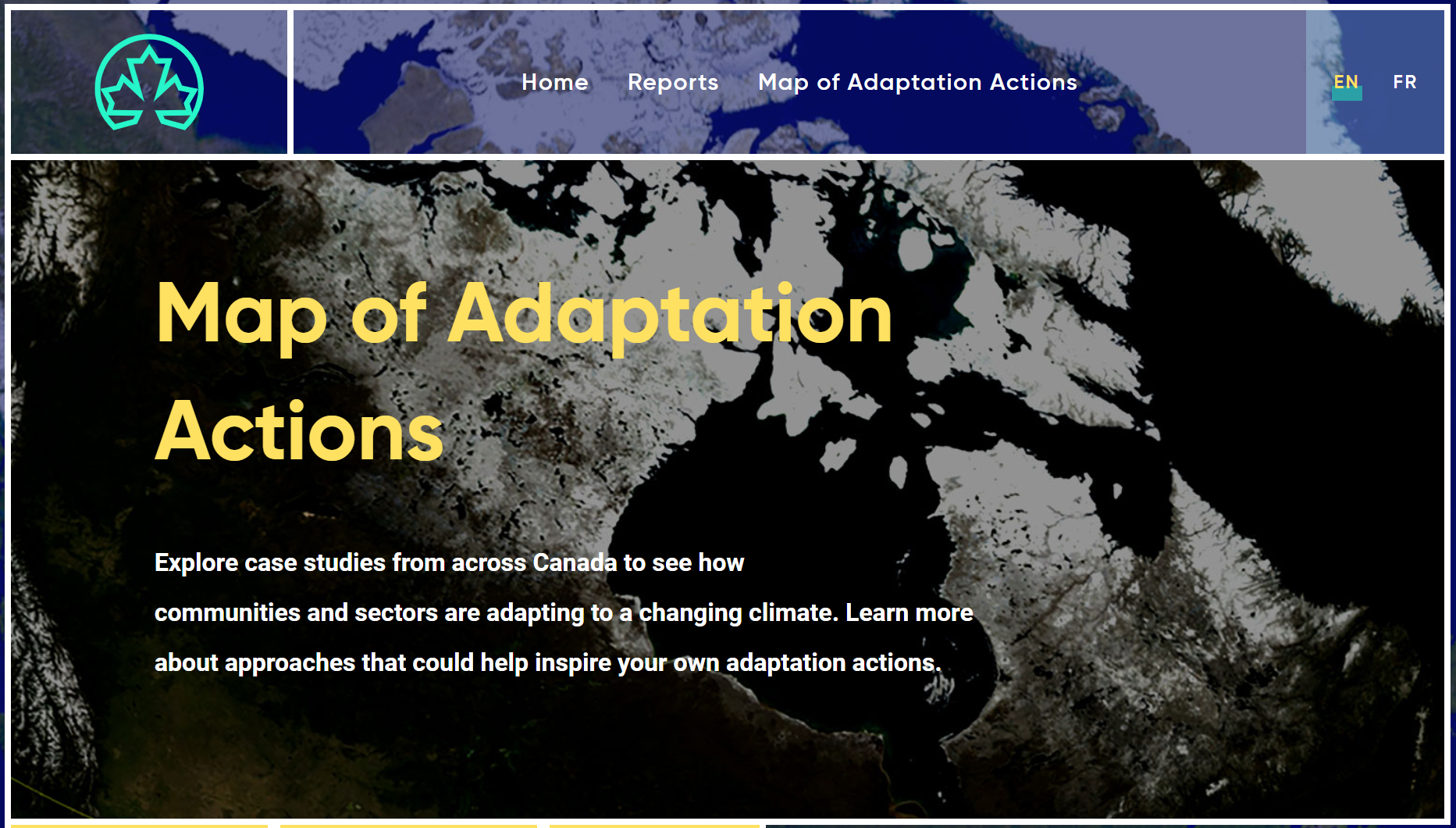 Map of Adaptation Actions