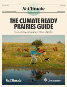 Front cover of the Climate Ready Prairies Guide